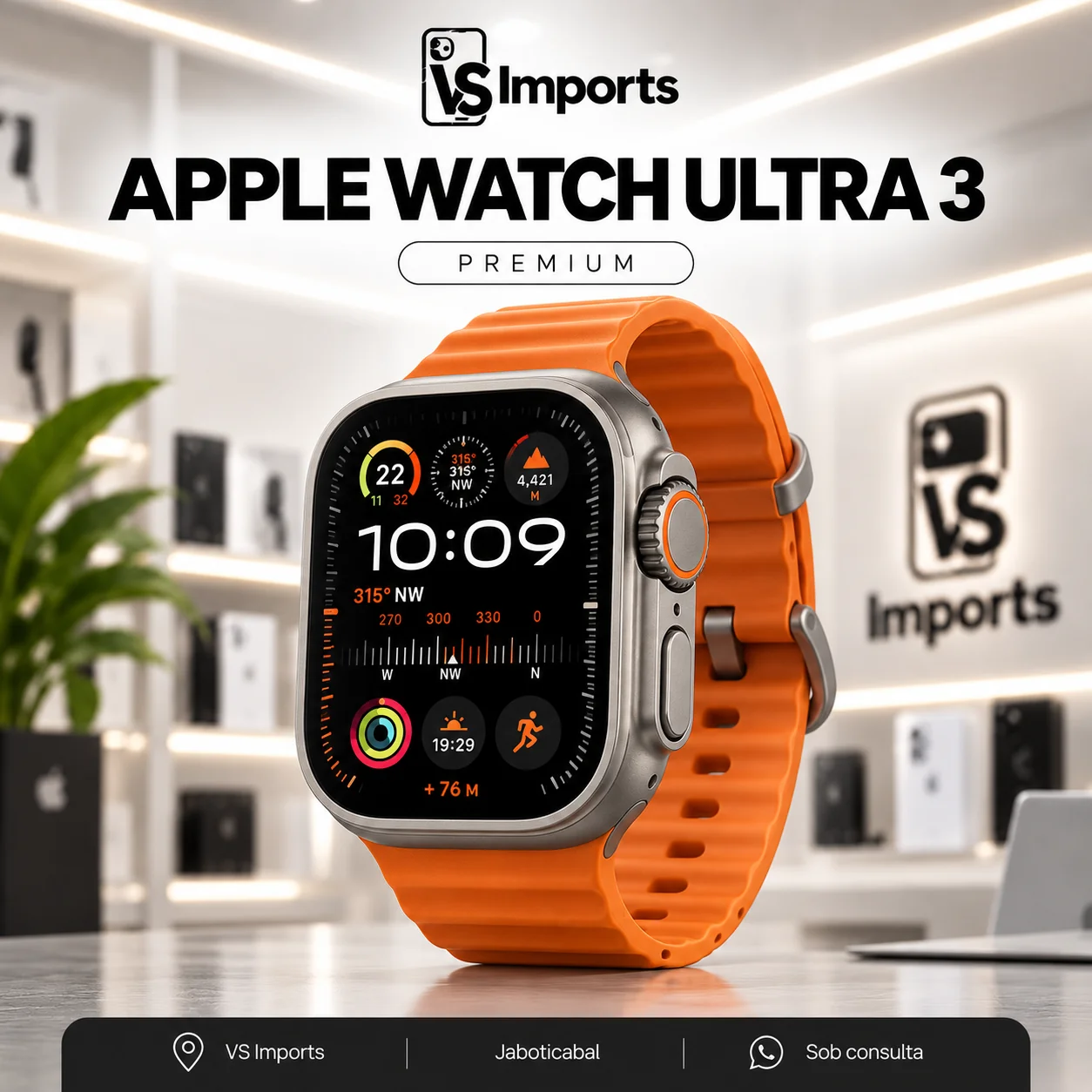 Apple Watch Ultra 3 na VS Imports